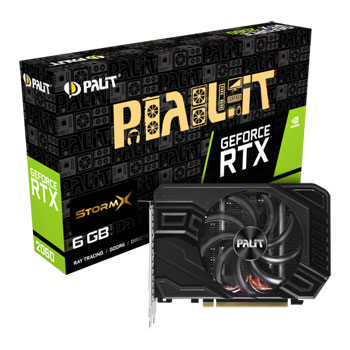 Palit NVIDIA GeForce RTX 2060 6GB StormX Turing Graphics Card