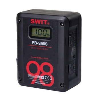 SWIT PB-S98S 98Wh Square Digital Battery - V-Lock : image 1