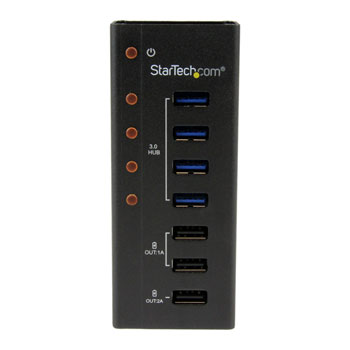 StarTech.com 4-Port USB 3.0 Hub with Charging Ports : image 2