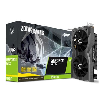 Zotac NVIDIA GeForce GTX 1660 Ti 6GB AMP Turing Graphics Card 