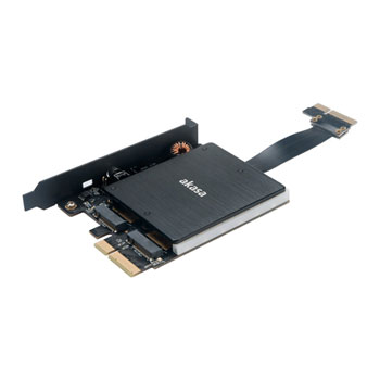 Akasa RGB Dual M.2 PCIe SSD Adapter : image 2