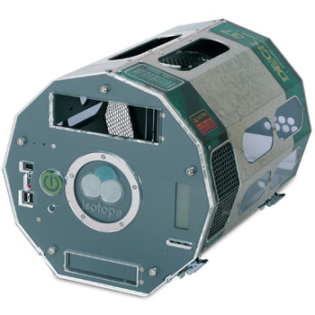 3XS Isotope With Aqua Colour Chassis - uATX w/o PSU : image 1
