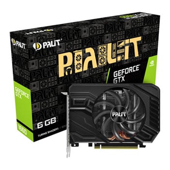 Palit NVIDIA GeForce GTX 1660 6GB StormX Turing Graphics Card