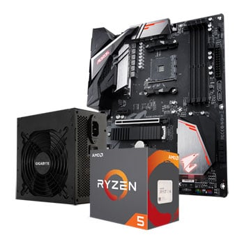 Gigabyte AORUS Pro B450 + AMD Ryzen 5 2600 + 700W Bronze PSU
