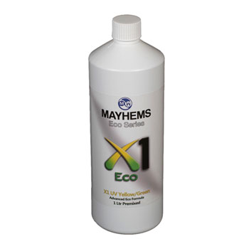 Mayhems X1 ECO 1L UV Yellow/Green Premixed Fluid : image 1