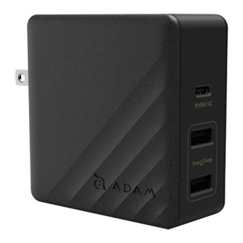 Adam Elements Omnia P7 Ultra Fast Wall Charger 74W Black : image 1