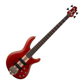 Cort Artisan A4 Plus FMMH Bass Guitar Open Pore Black Cherry : image 1