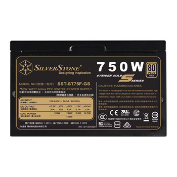 Silverstone Strider 750 Watt Fully Modular 80+ Gold PSU/Power Supply : image 4