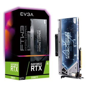 EVGA NVIDIA GeForce RTX 2080 Ti 11GB FTW3 ULTRA HYDRO COPPER GAMING Turing Graphics Card