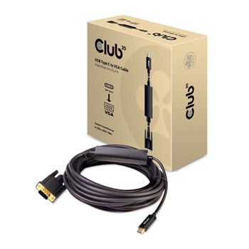 Club 3D USB Type C to VGA Active Cable : image 3