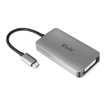 Club 3D USB Type C to DVI-I Dual Link Active Adapter : image 1