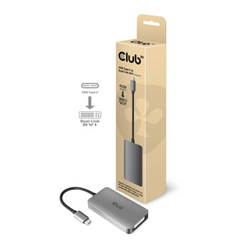Club 3D USB Type C to DVI-I Dual Link Active Adapter : image 2