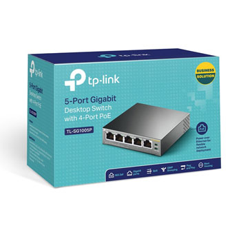 TP-LINK 5-Port Gigabit Desktop Switch with 4-Port PoE : image 4