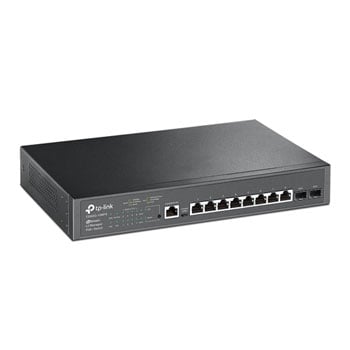 TP-LINK T2500G-10MPS Gigabit JetStream 8-Port Smart PoE+ Switch With 2x SFP