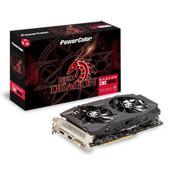 PowerColor AMD Radeon RX 590 Red Dragon 8GB GDDR5 Graphics Card LN98100 AXRX590 8GBD5 DHD SCAN UK