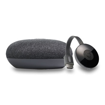 Google Chromecast & Charcoal Home Mini Bundle LN98248 ...