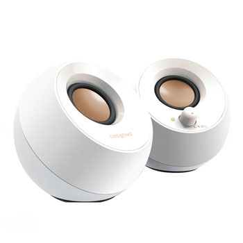 Creative Pebble 2.0 Compact USB Speakers White : image 1