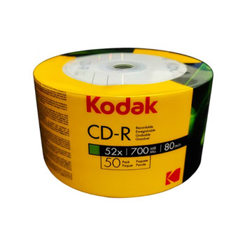 50 Pack Kodak CD-R 52x Non Printable