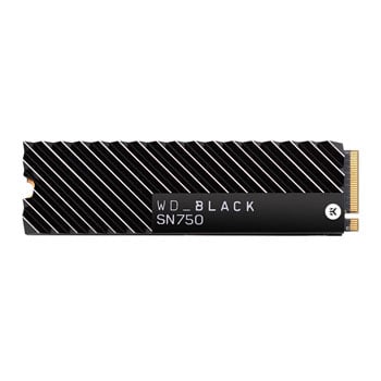 WD Black SN750 500GB M.2 PCIe NVMe Performance 3D SSD/Solid State Drive with Black Heatsink : image 2