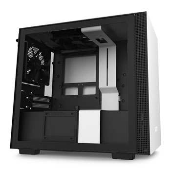 NZXT White H210 Mini ITX Windowed PC Gaming Case : image 1