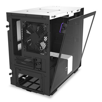 NZXT White H210 Mini ITX Windowed PC Gaming Case : image 4