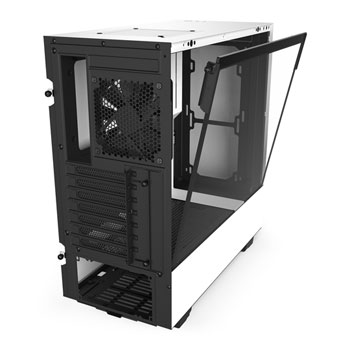 NZXT White H510 Mid Tower with Tempered Glass Window Enthusiast PC Gaming Case (2021) : image 4