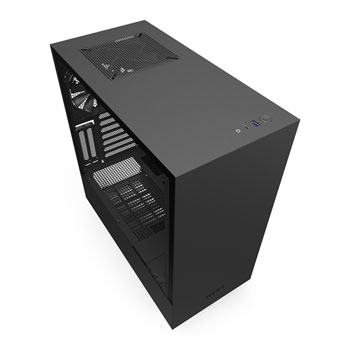 NZXT Black H510i Smart Mid Tower PC RGB Gaming Case with Tempered Glass Window : image 3