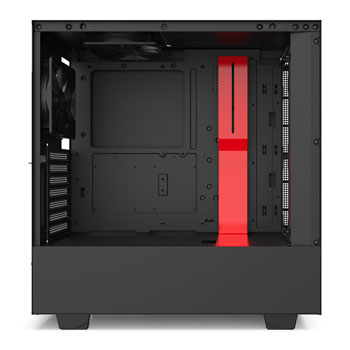 NZXT Black/Red H510i Smart Mid Tower Windowed PC Gaming Case : image 2