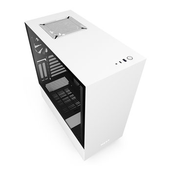 NZXT White H510i Smart Mid Tower Windowed PC Gaming Case : image 3