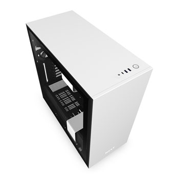 NZXT White H710 Mid Tower Windowed PC Gaming Case White/Black : image 3