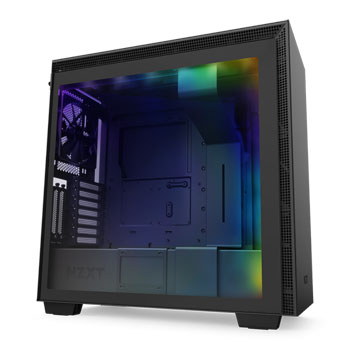 NZXT Black H710i Smart Mid Tower Windowed PC Gaming Case : image 1