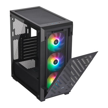 Corsair Black iCUE 220T Addressable RGB Airflow Midi PC Gaming Case 2021 Update : image 3