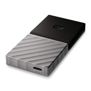 WD My Passport 256GB External Solid State Drive/SSD - Black/Silver : image 1