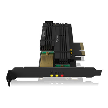 ICY BOX IB-PCI215M2-HSL PCIe Extension Card for 2x M.2 SSDs : image 3