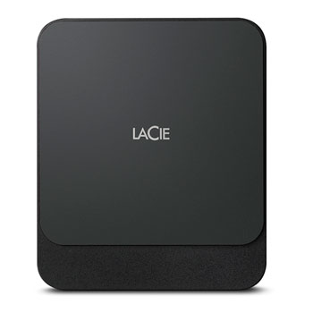 LaCie Ultra 500GB External Portable Solid State Drive SSD Black