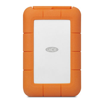 LaCie Rugged Raid Pro 4TB External Portable Hard Drive/HDD - Orange/White : image 1