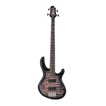 Cort Action Deluxe Plus Bass Guitar (Grey) + EBS Session 30 Combo Bass Amp + Roland Cable Bundle : image 2