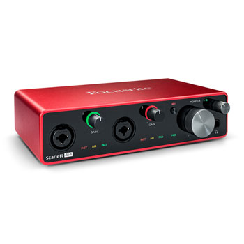 Focusrite Scarlett 4i4 3rd Gen Pro Audio Interface