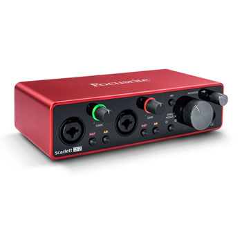 Focusrite Scarlett 2i2 3rd Gen Pro Audio USB Interface