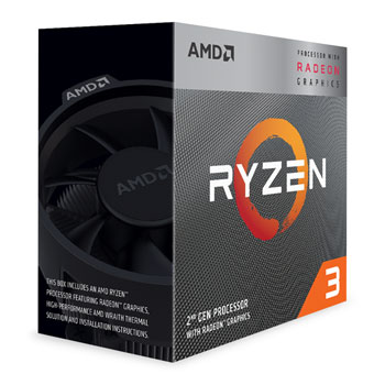 AMD Ryzen 3 3200G VEGA Graphics AM4 CPU with Wraith Stealth Cooler : image 2