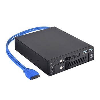 Silverstone 5 25 To 2 5 3 5 Hot Swap Drive Bay Adapter Ln Scan Uk