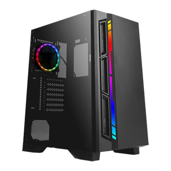 Antec NX400 Tempered Glass RGB Mid Tower PC Gaming Case : image 1