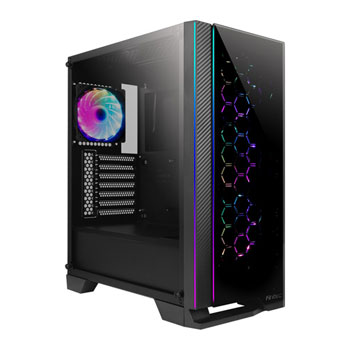 Antec NX600 Addressable RGB Tempered Glass Mid Tower PC Gaming Case