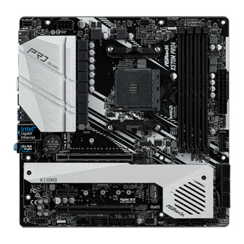 ASRock AMD Ryzen X570M Pro4 AM4 PCIe 4.0 MicroATX Motherboard : image 2