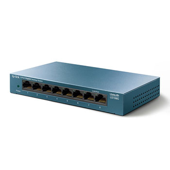 TP-LINK LS108G 8-Port 10/100/1000Mbps Desktop Switch : image 1