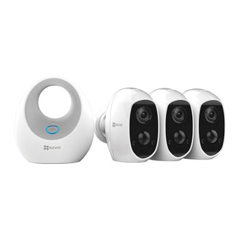 Ezviz Security Kit W2D Hub with 3 C3A WiFi Cameras : image 1