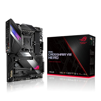ASUS AMD Ryzen X570 ROG Crosshair VIII Hero AM4 PCIe 4.0 ATX Motherboard