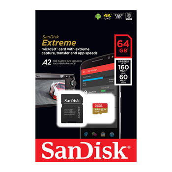 SanDisk Extreme 64GB A2 V30 Performance microSDXC Memory Card : image 4