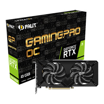 Palit NVIDIA GeForce RTX 2060 SUPER 8GB GP/GamingPro OC Turing Graphics Card