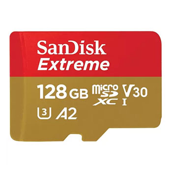 SanDisk Extreme 128GB microSDXC SD Card